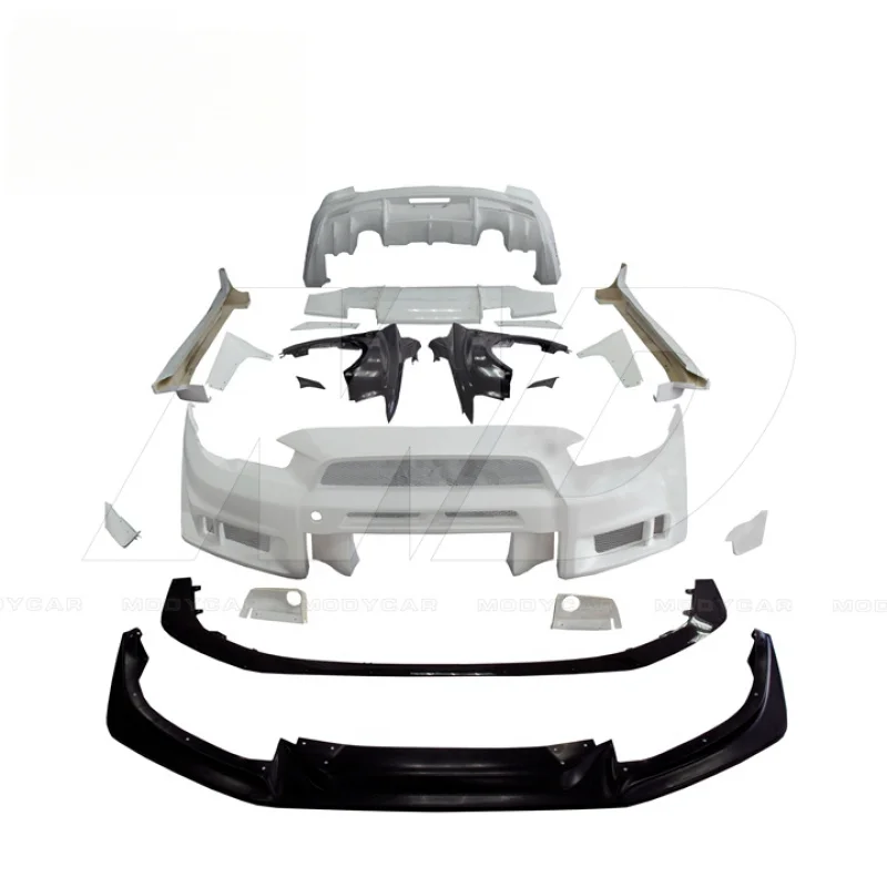 for  Mitsubishi Lancer Evolution Evo X 2008-2015 2014 Vrs Ver Ultimate Style Glass Fiber Body Kit