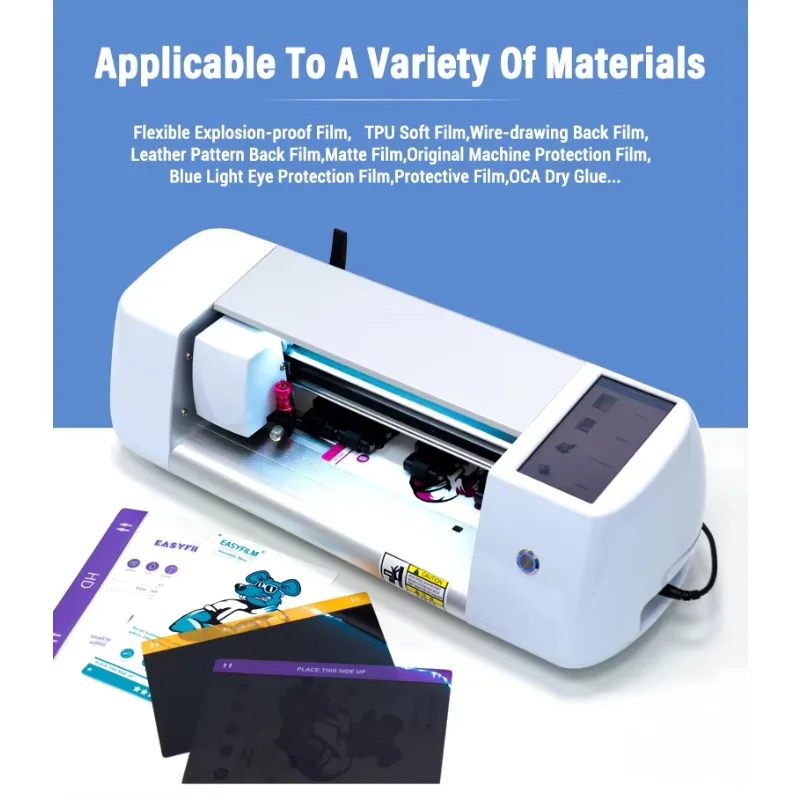 Back Front Cover Cell Mobile Phone Intelligent Film Tpu Plotter Making Screen Protector Cutting Machine
