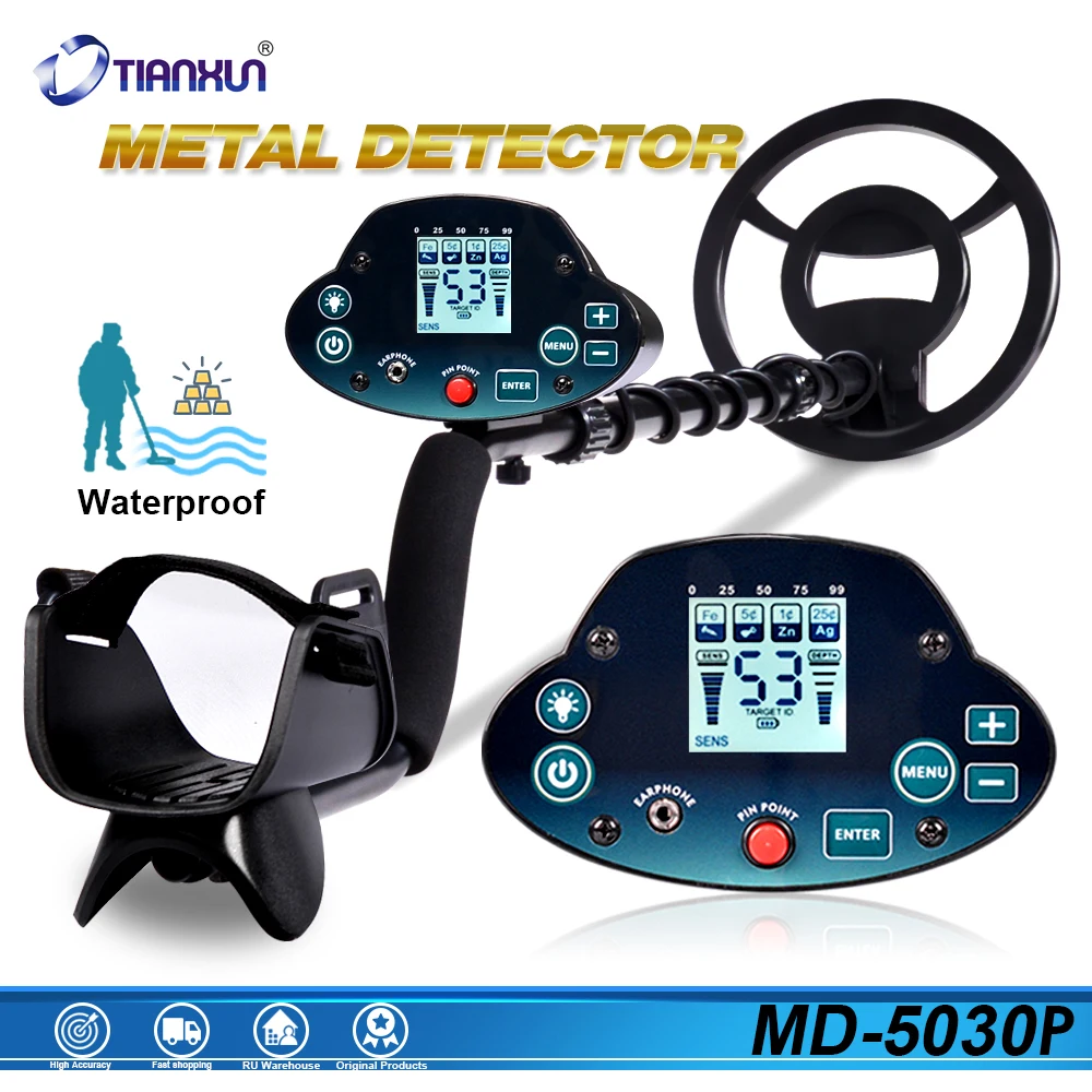 

MD-5030 Underground Metal Detector High Sensitivity Jewelry Gold Detecting Finder Easy Installation Metal Detector for Hunting