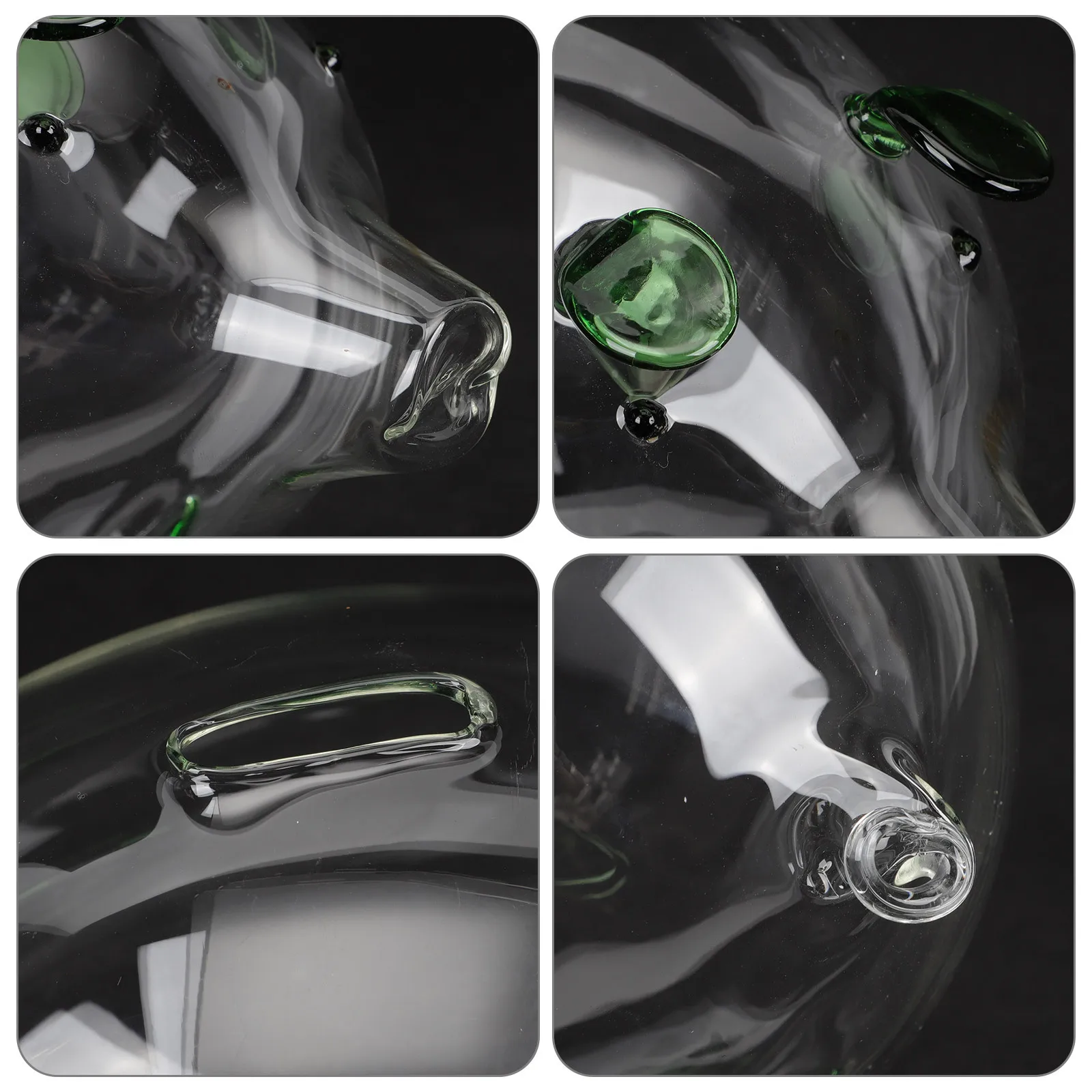 

Transparent Glass Piggy Bank Lovely Pig Shape Coin Saving Pot Decorative Clear Money Box for Birthday Christmas Gift