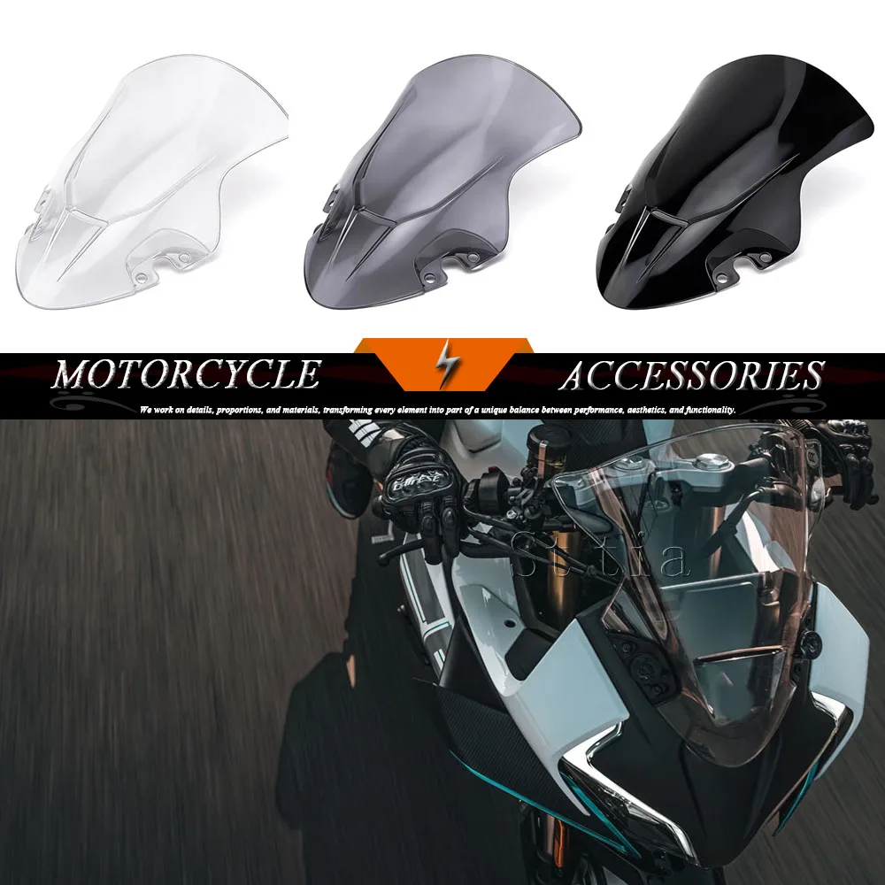 

Motorcycle Windshield WindScreen Screen New For CFMOTO 450 SR 450SR 450sr 450 sr 2022-2025 Windshield Rearview Mirrors Wind Wing