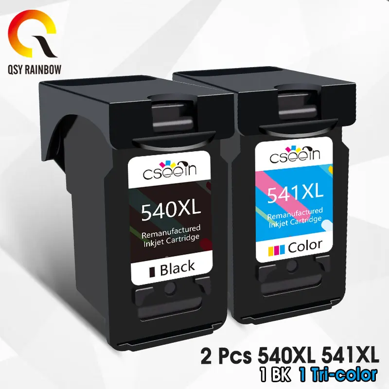 QSYRAINBOW PG540 CL541 For Canon 540XL 541XL Ink Cartridge PG 540 Pixma MG4250 MG3250 MG3255 MG3550 MG4100 MG4150 Printer