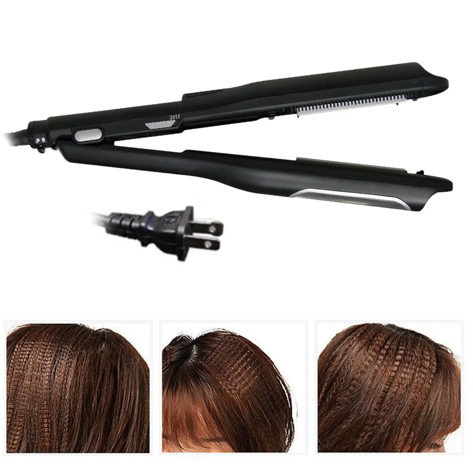 ครีมบำรุงผมหมุนได้แบบมืออาชีพเป็นลอนที่ดัดผมอัตโนมัติมีอุณหภูมิปรับได้2ระดับ250 °F ถึง450ประเภท ° ป้องกันการลวกและปิดอัตโนมัติ