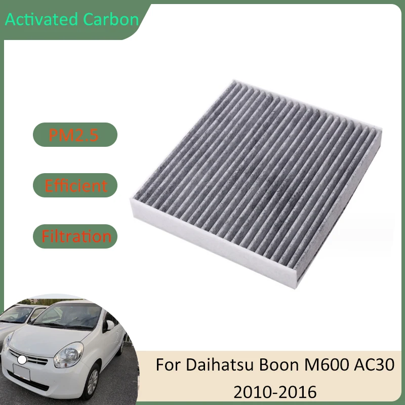 Air Conditioning Filter For Daihatsu Boon M600 AC30 Toyota Passo MK2 2010 2011 2012 2013 2014 2015 2016 Activated Carbon Parts