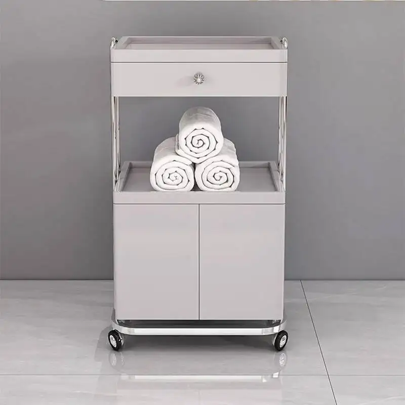 

Drawers Beauty Salon Trolley Medical Simple Rolling Salon Trolley Medical Cleaning Carrello Attrezzi Salon Furniture BL5ST