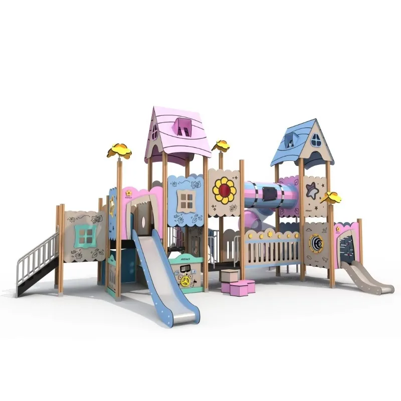Customizable Outdoor Slide Sets for Children's Playgrounds Complete Sets with Quality Assurance