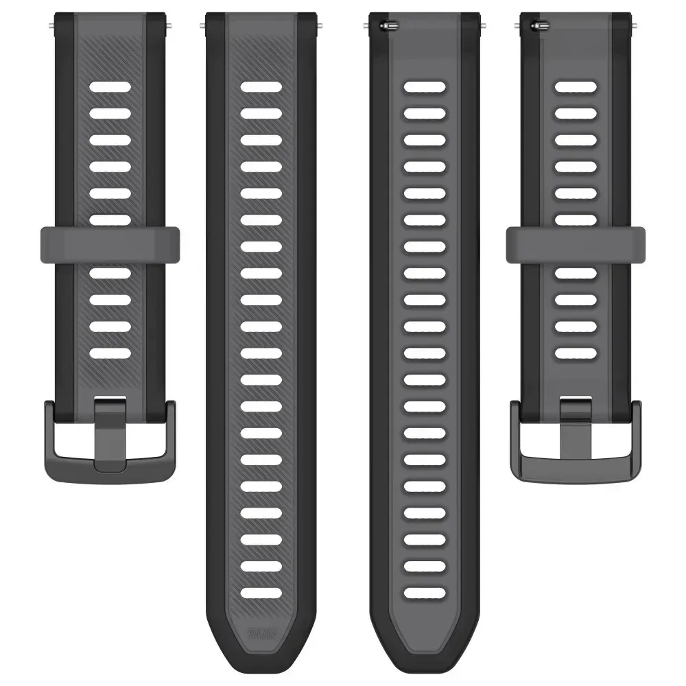 18/20/22mm Sports Silicone Strap for Xiaomi 5/S5-4-3-2-1 Watchband OPPP X3-S-X2-X3 Mini Oneplus Watch 4-Lite Amazfit Active Max