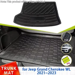 for Jeep Grand Cherokee WL 2022 5 2021~2023 MK5 Accessories Car Rear Trunk Mat Floor Tray Liner Cargo Boot Carpet Auto Mud Mats