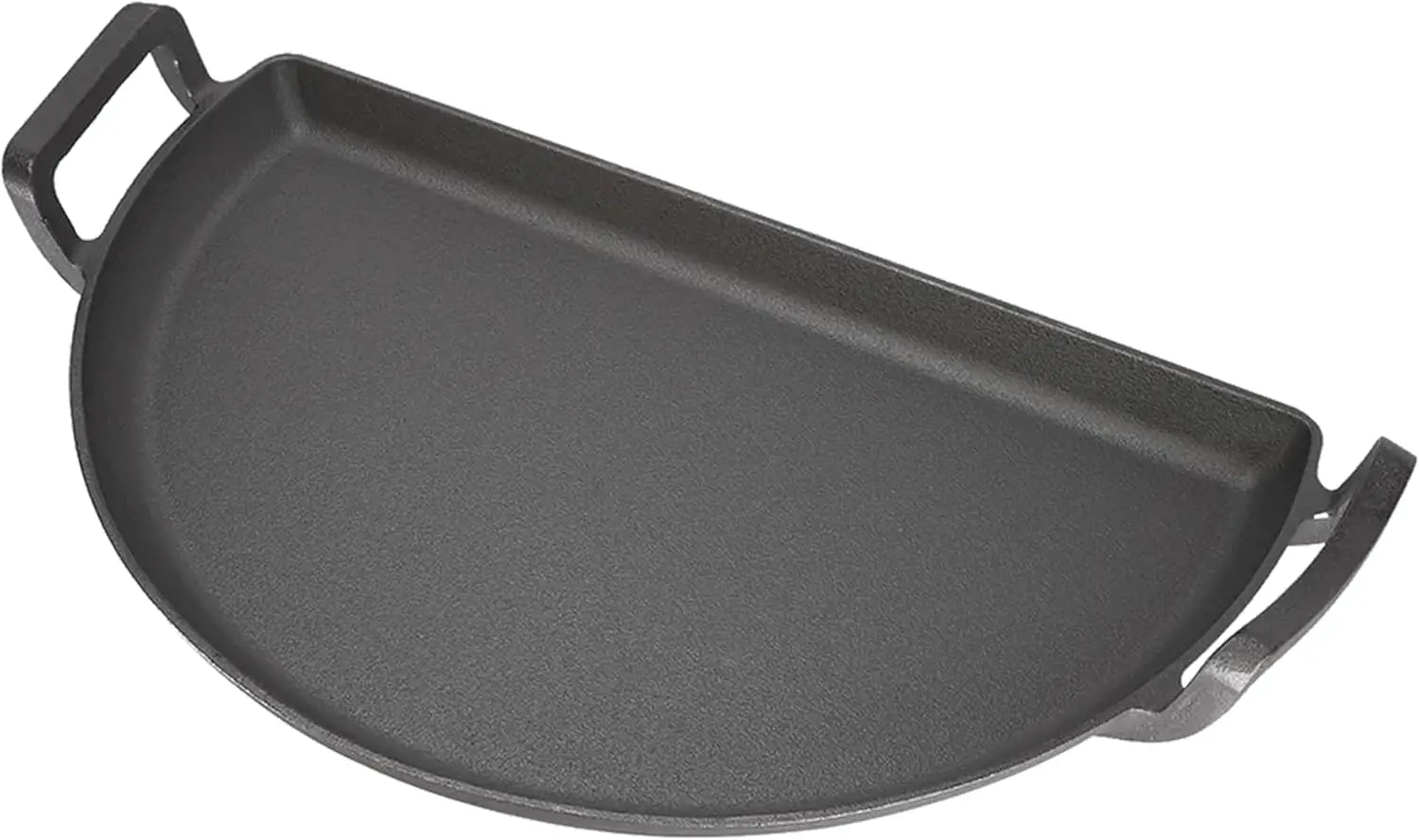 

3-in-1 Cast Iron Drip 'N Griddle Pan for 22" Kettle Grills - Sear, Griddle, Catch Drippings