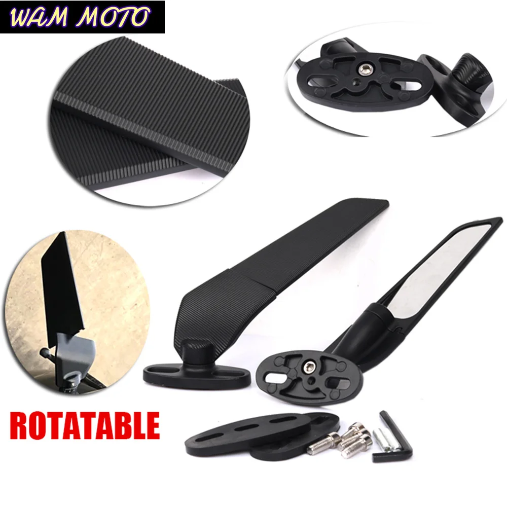 Motorcycle Adjustable Rotating Side Rearview Mirror For Triumph Daytona 675 675R Triple 955 955i Daytona675R