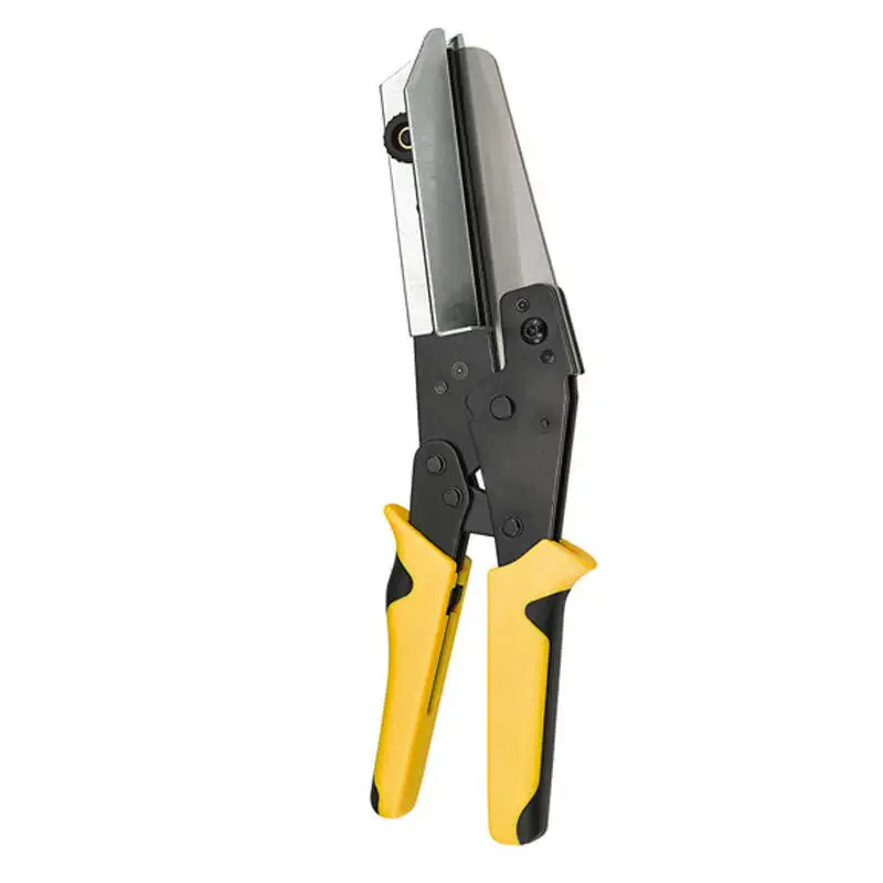 HVAC Quality VSJ-110XC Hand Plier Max 110mm 90/45 Angle PVC Duct Wire Slot Cutter