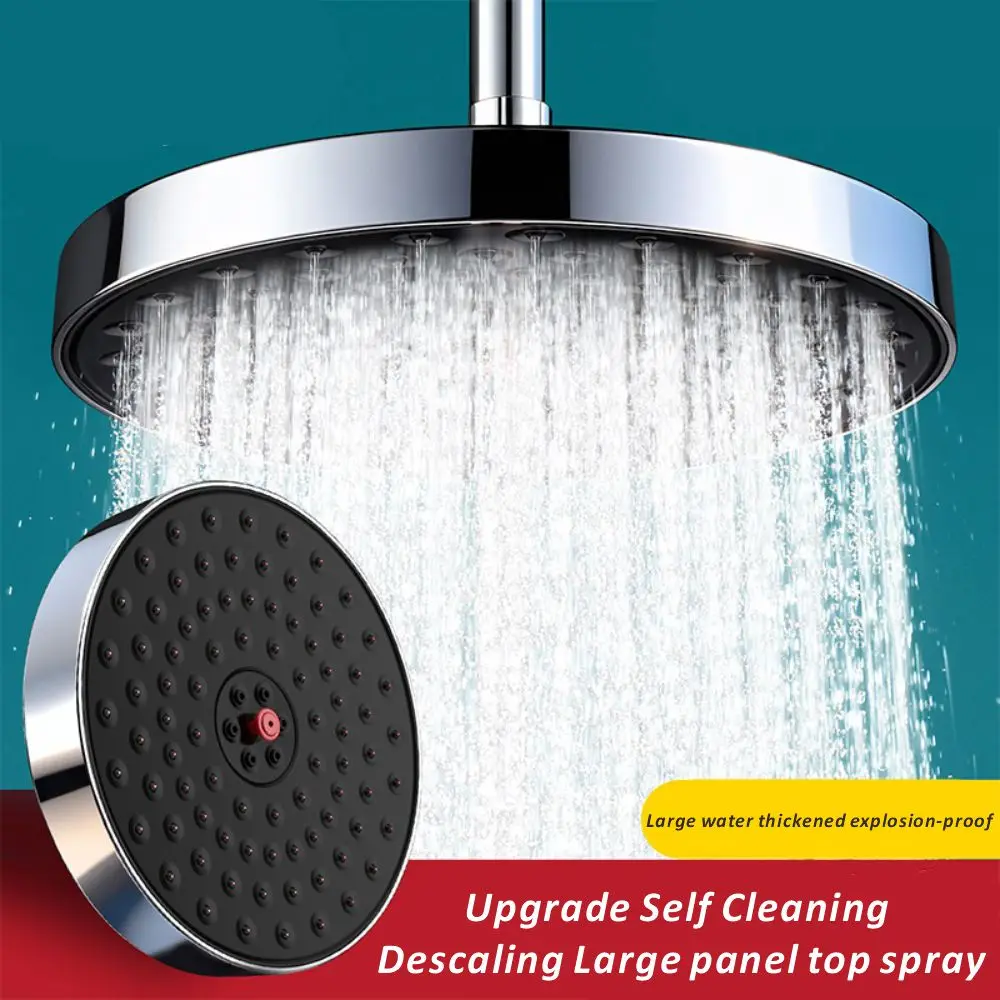 

360 ° Rotating Water-saving Shower Head Top Spray Cleaning Descaling Pressurized Shower Head High-pressure Shower Head High Flow