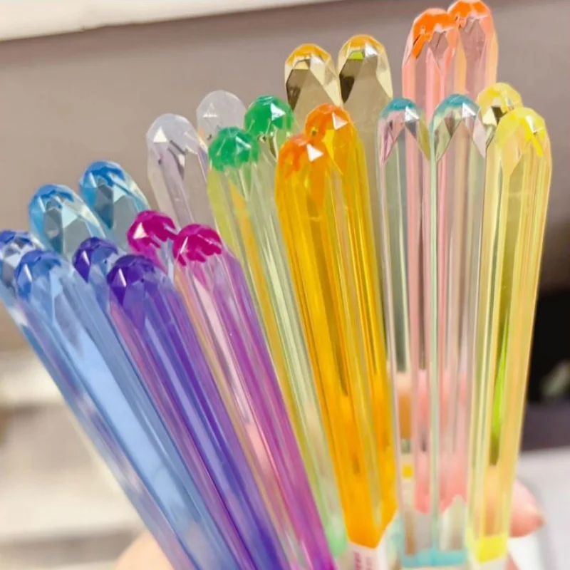 Candy Colors Acrylic Transparent Chopsticks Ins Fashion Household Food Sticks Anti-slip Mildew Proof Anti-scald Chopsticks