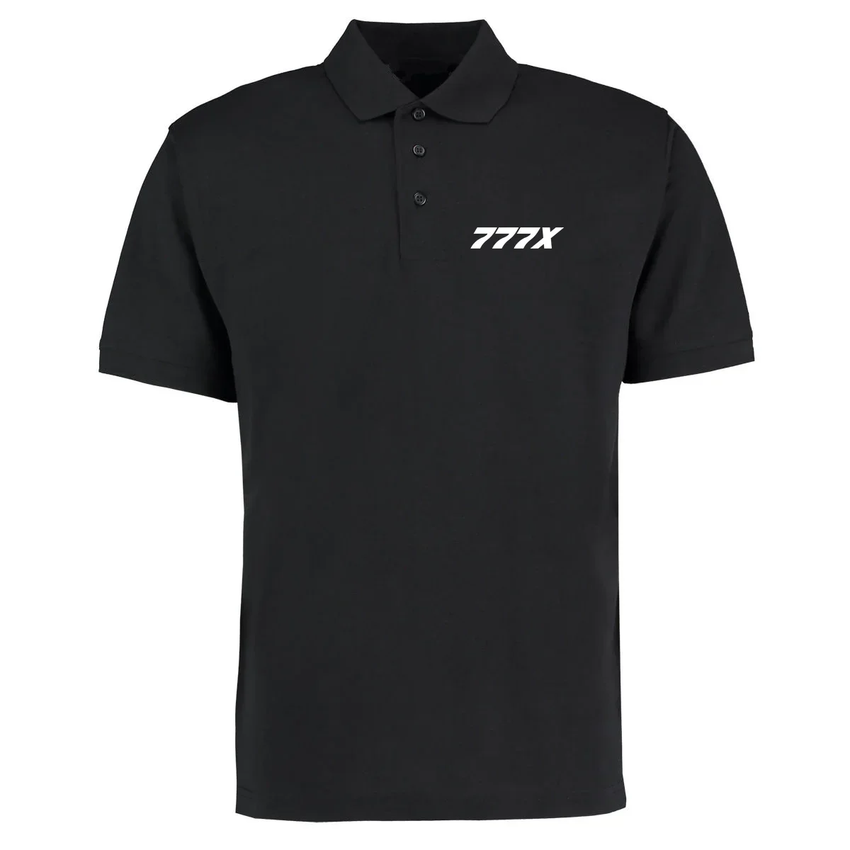 

777-X Casual Cotton Aviation Aircraft Flight Pilots Men Polo Shirts T-Shirts Tops Tees