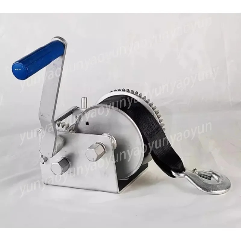 yacht-trailer-two-speed-hand-crank-winch-900kg-26-tons-webbing-winch-sturdy-trailer-accessory-for-marine-boat