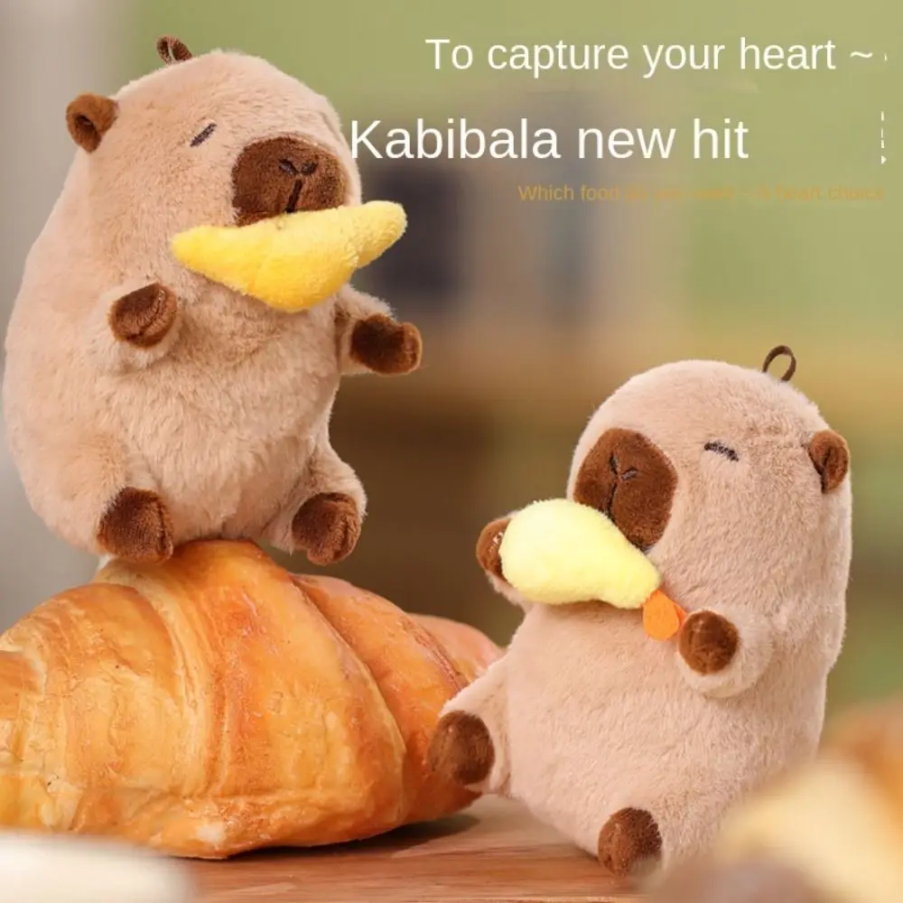 Wagging Tail Capybara Tail Wagging Keychain Animal Toy Capybara Wag Its Tail Toy Plush Doll Fashion Stuffed Animal