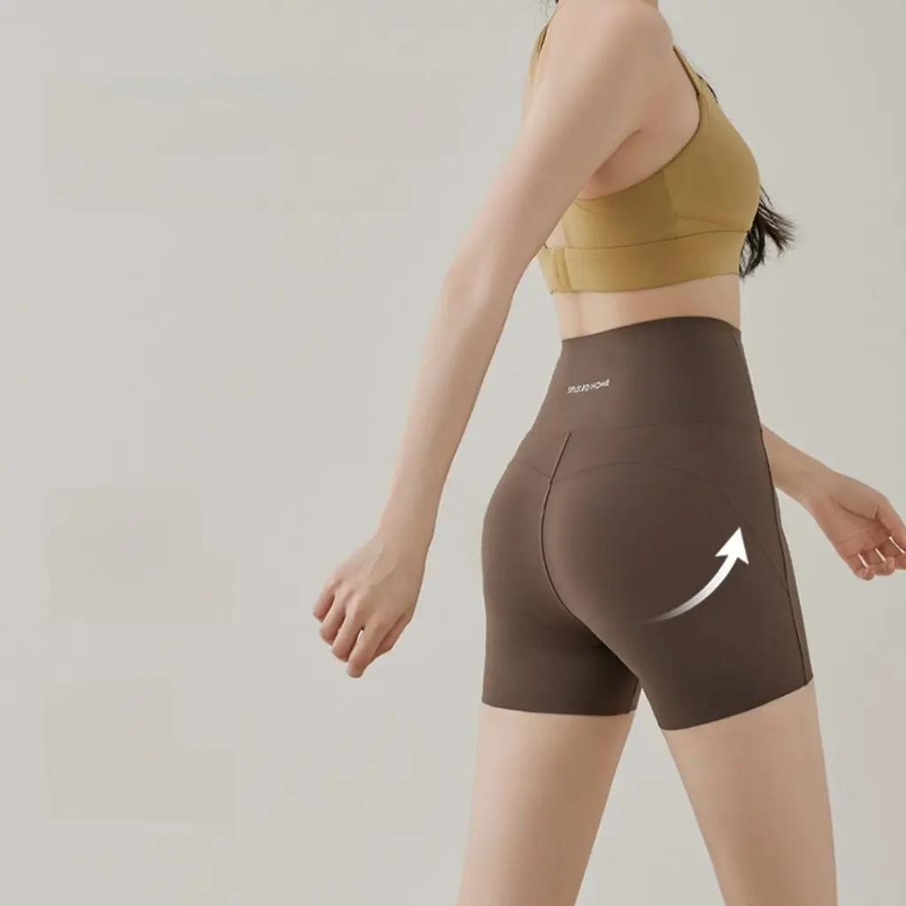 

Women's Yoga Pants Tummy Control Slimming Anti-Exposure Leggings Fitness Sports Shorts for Summer Outdoor Wear