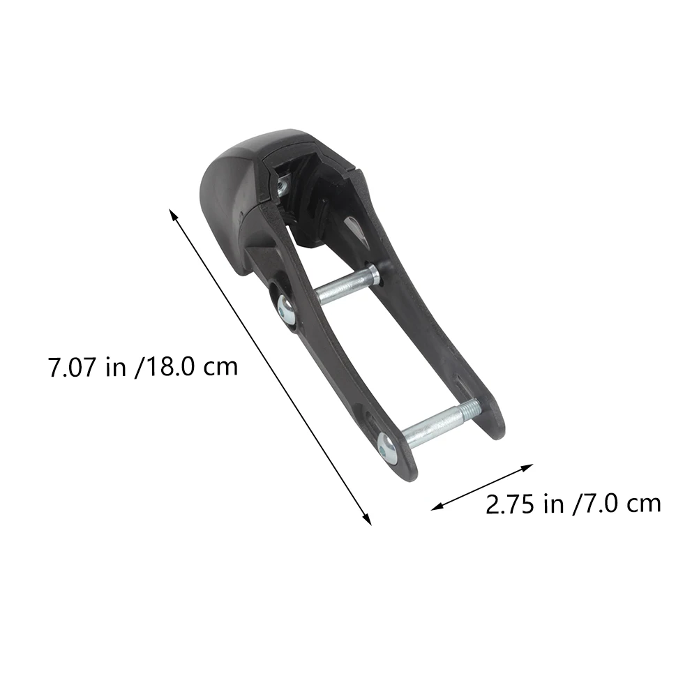 

Inline Roller Skate Stopper Black Rear Pulley Brake Frame Pads Durable Plastic Smooth Surface Wear Resistant Shock Absorbing
