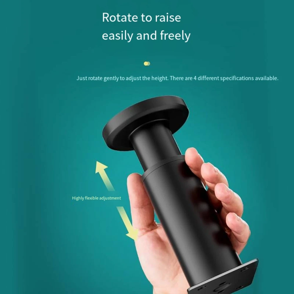 4 قطعة/المجموعة أثاث من الفولاذ المقاوم للصدأ الساقين قابل للتعديل دعم قدم لخزانة التلفزيون أريكة أرجل قطع الأثاث خزانة طاولة السرير دعم الساق