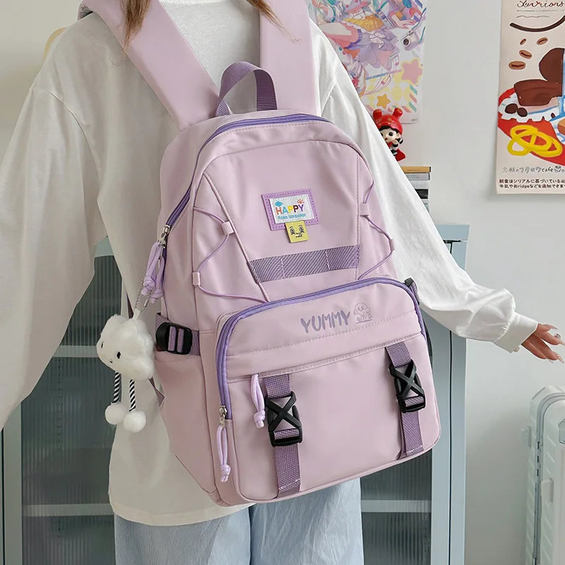 

Large Capacity Kids Backpack for Boy Versatile Simple Cute Backpacks School Bags Cartoon Backpacks Class Bag for Girl Рюкзак Sac