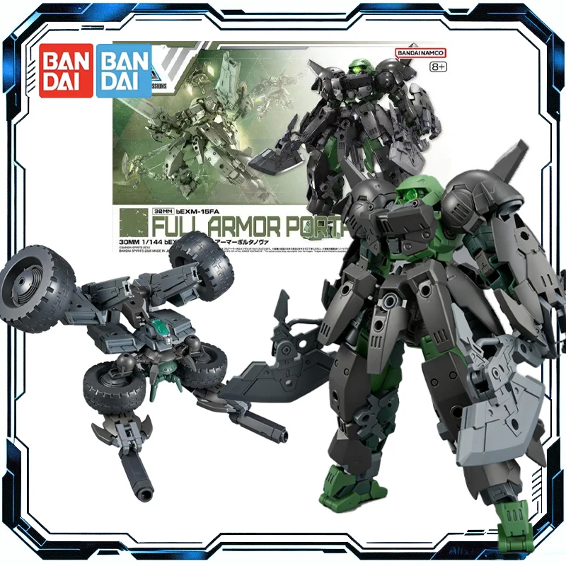 

Bandai Original 30MM 1/144 BEXM-15FA FULL ARMOR PORTANOVA Anime Action Figure Collectible Assembly Model Toys Gift Children Kid