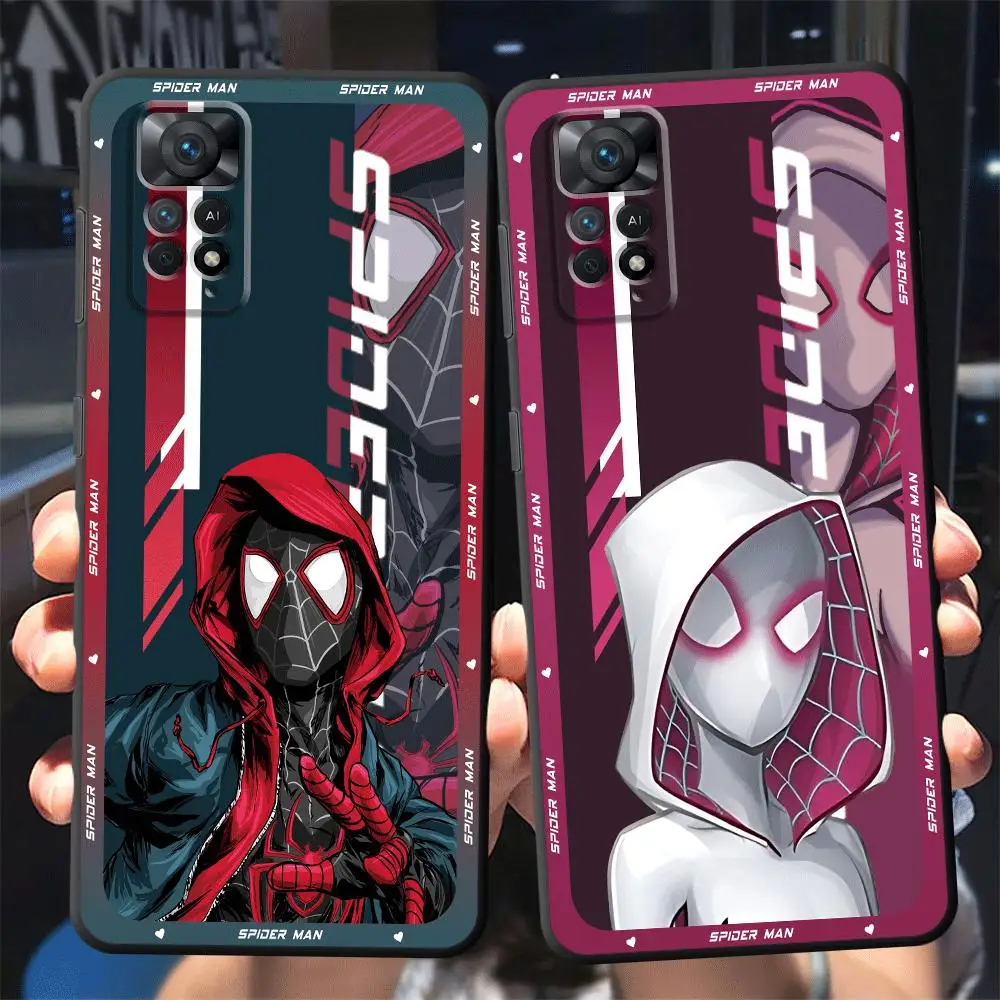 Marvel spiderman gwen Phone Case for Xiaomi Redmi Note7 8T 9S 9 Pro 10 Pro 10S 11(11S) 115G 12 Pro 4G 12ProPlus 12S Matte