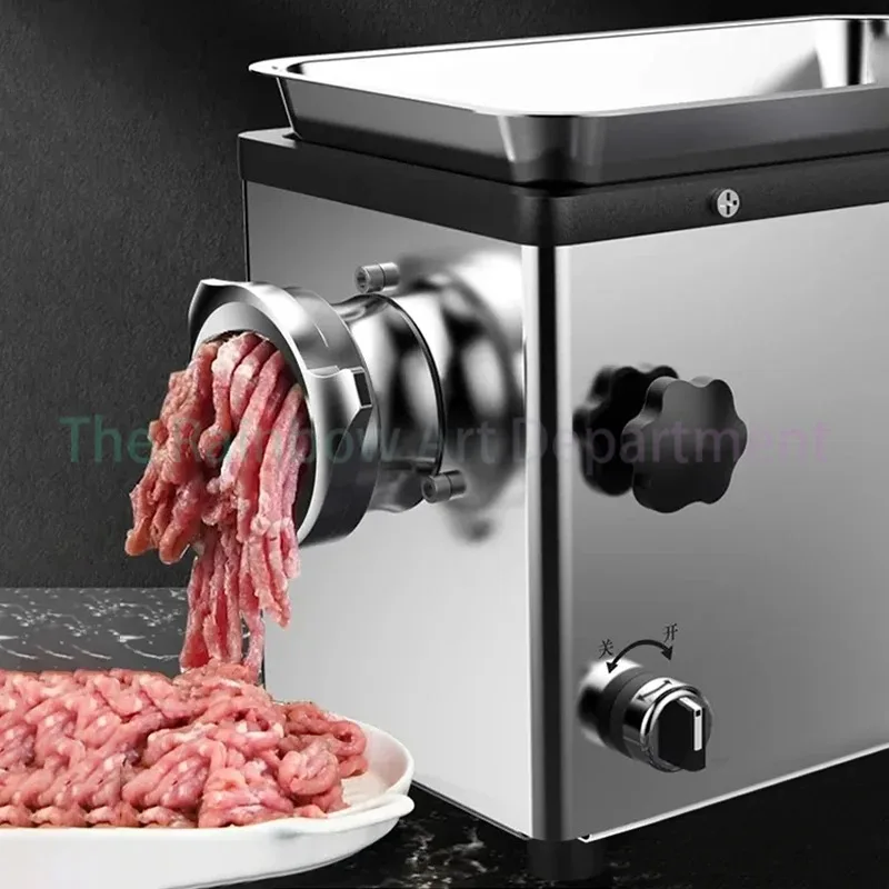 Meat Grinder Blender 1300W Consumer And Commercial Stainless Steel Meat Grinder Food Processor Household Appliances