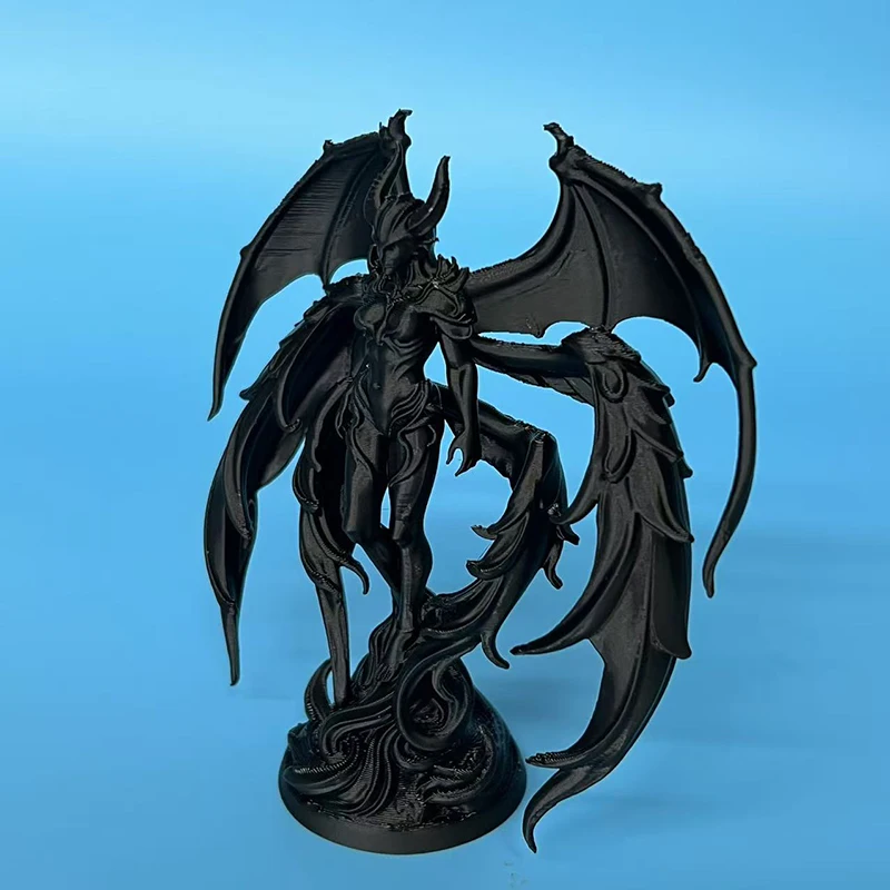 6‑Winged Demon Goddess Statue  Miniature Fantasy Devil Figurine Tabletop Wargame Model Home Decor Collectible Gift