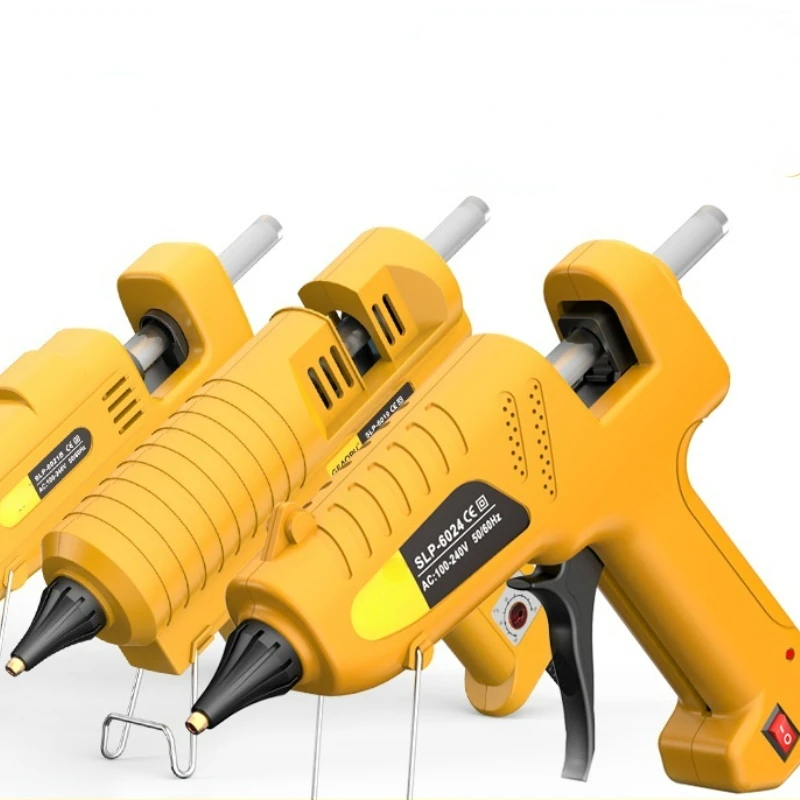 Hot Melt Pistola de Cola com Bico de Cobre Temperatura Ajustável Use11 mm Silicone Sticks Casa Faça Você Mesmo Ferramentas 100w 150w