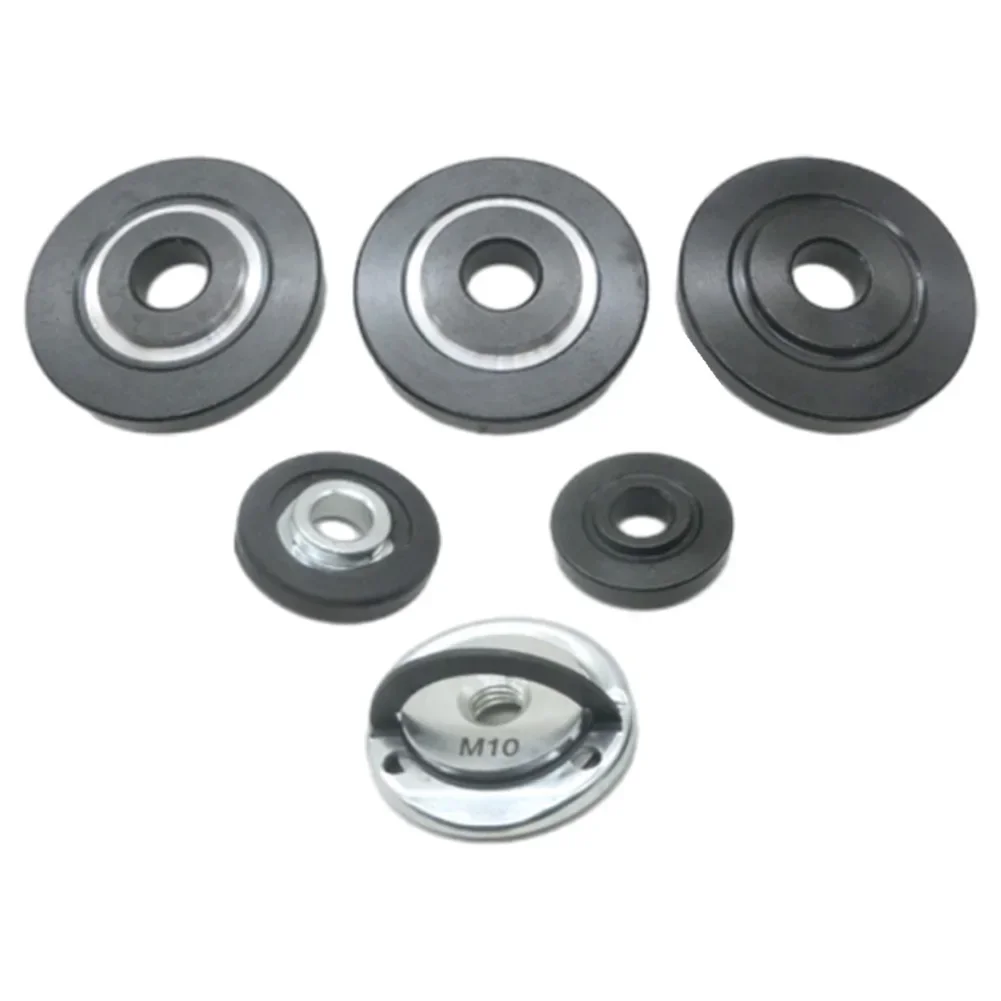 5-Type M10-Thread Angle Grinder Inner Outer Flange Nut Set Tools Quick Release Self Locking Pressing Plate Power Chuck Set