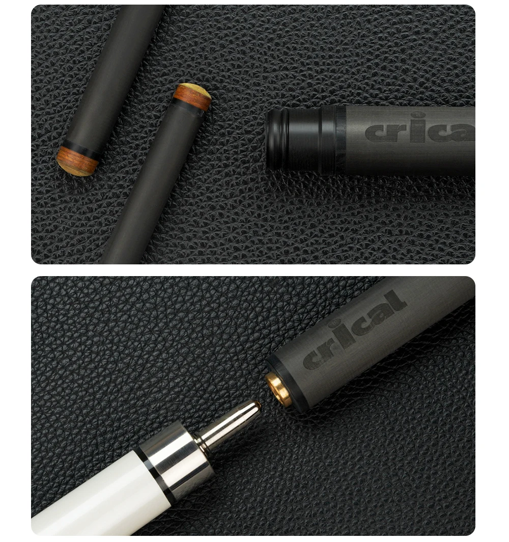 Carbonfaser-Poolqueue-Schaft mit geringer Ablenkung, Ersatzschäfte 11,5 mm 12,4 mm Spitze, Uni-Loc Radialverbindung, 29 Zoll, 3,7 oz, CRICAL – Detail 11
