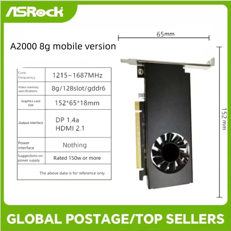بطاقة رسومات الفيديو RTX A2000 8G للإصدار المحمول GDDR6 128 بت NVIDIA، مناسبة لبطاقة الرسومات الاحترافية لسطح المكتب AI #1
