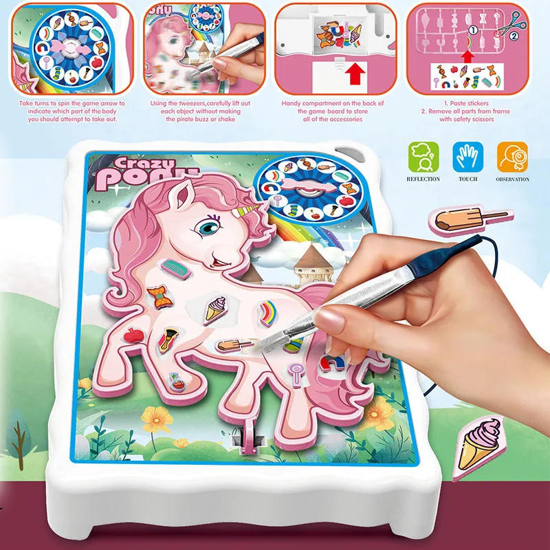 Divertido juego de entrenamiento táctil de Doctor, interacción entre padres e hijos, equilibrio, coordinación, concentración, artefacto de entrenamiento, rompecabezas, juego de mesa