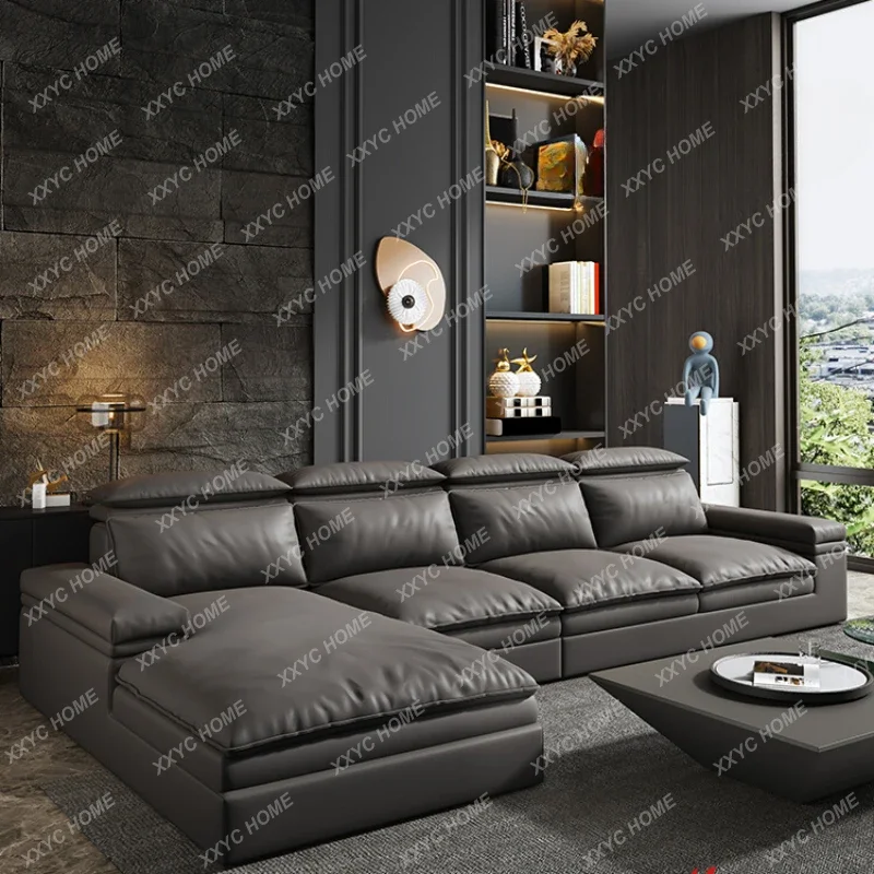 

Minimalist Technology Cloth Sofa Modern Simple and Light Luxury Living Room down Disposable Super Soft Fabric Sofa