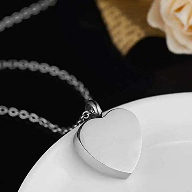 2025 New Heart Molded Cenotaph Necklace For Dad And Daughter Impermeable Untarnished Individualized Artifact Jewelry