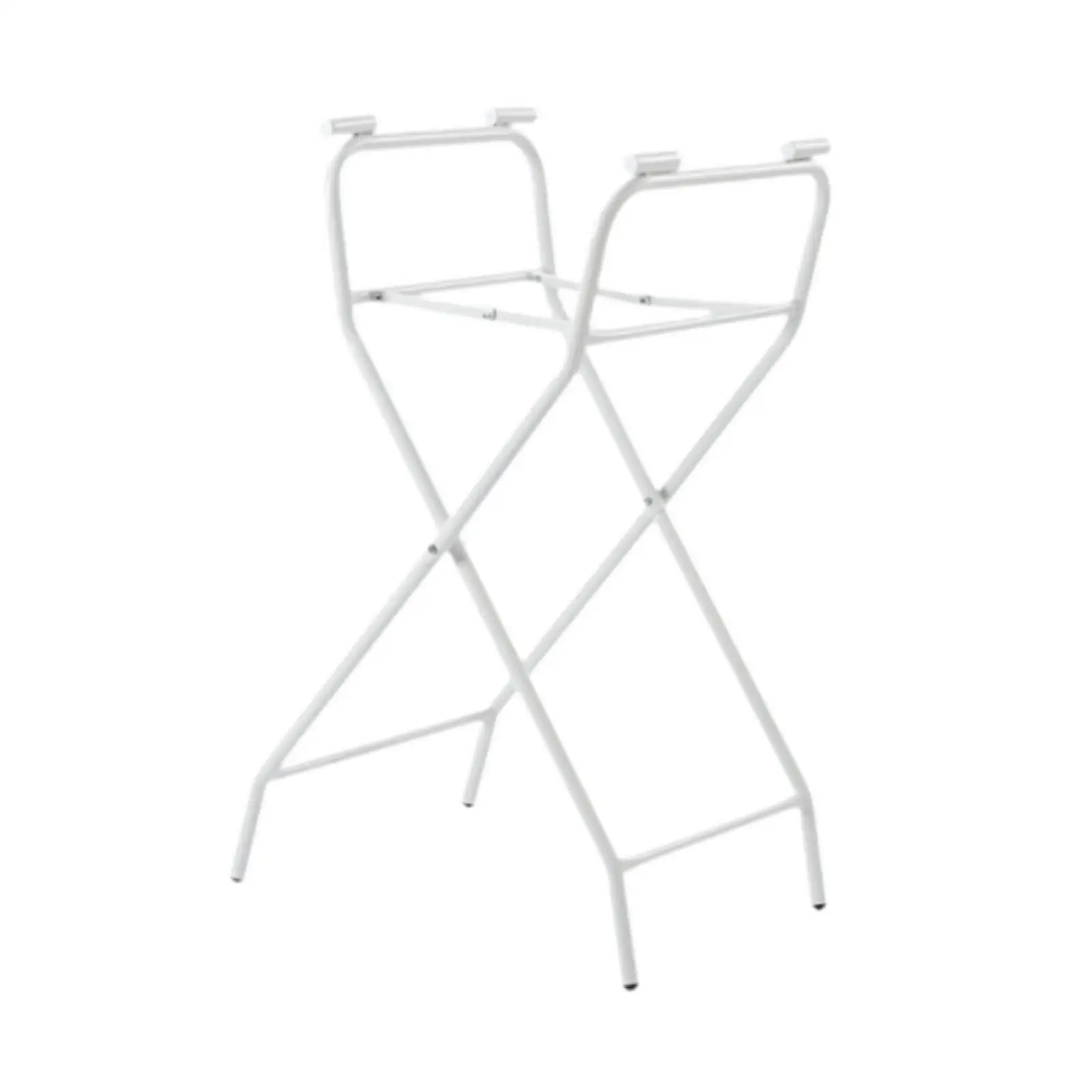 Portable Baby Bathtub Stand Holder Folding Frame Heavy Duty Steel Construction for Infant Bath Time and Changing Table Station