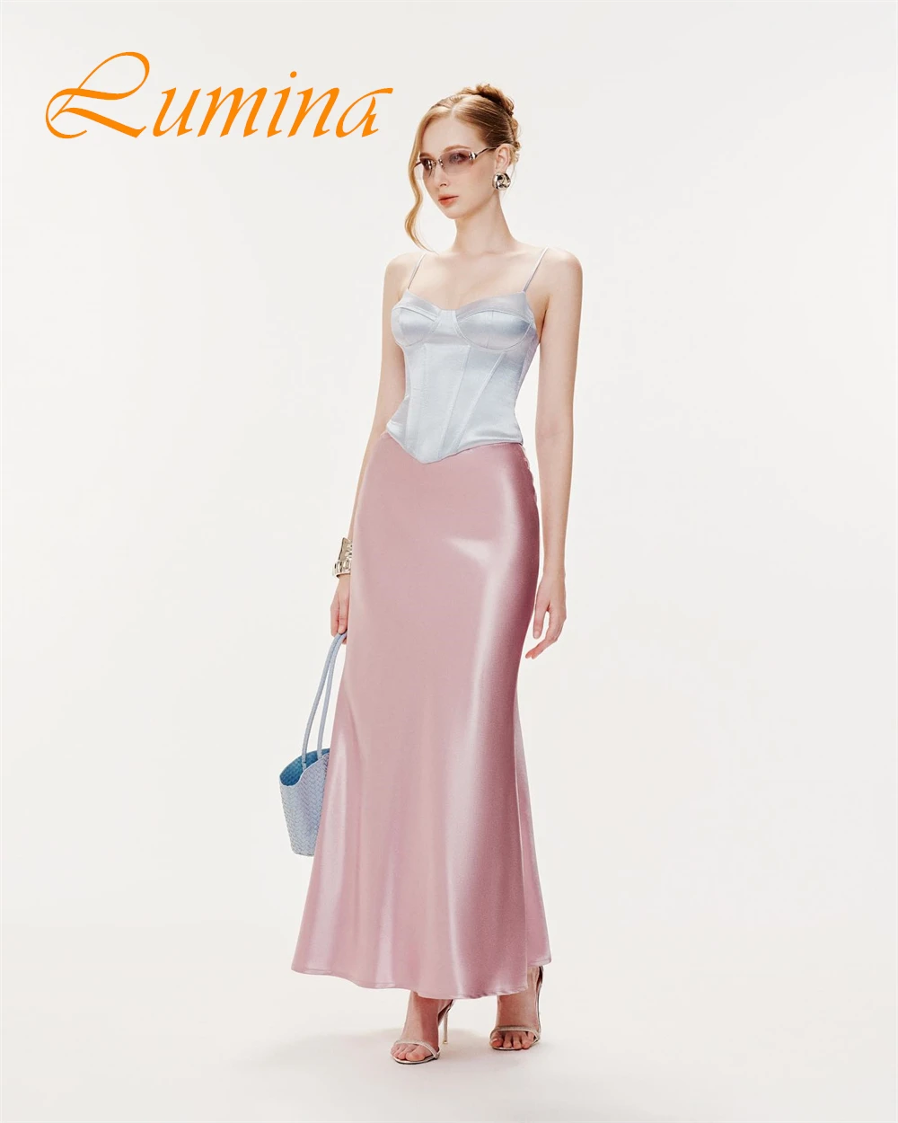 فستان سهرة من الساتان عالي الجودة مخصص أنيق بياقة مربعة فستان حفلة موسيقية كلاسيكي حورية البحر بدون أكمام فساتين مناسبة خاصة