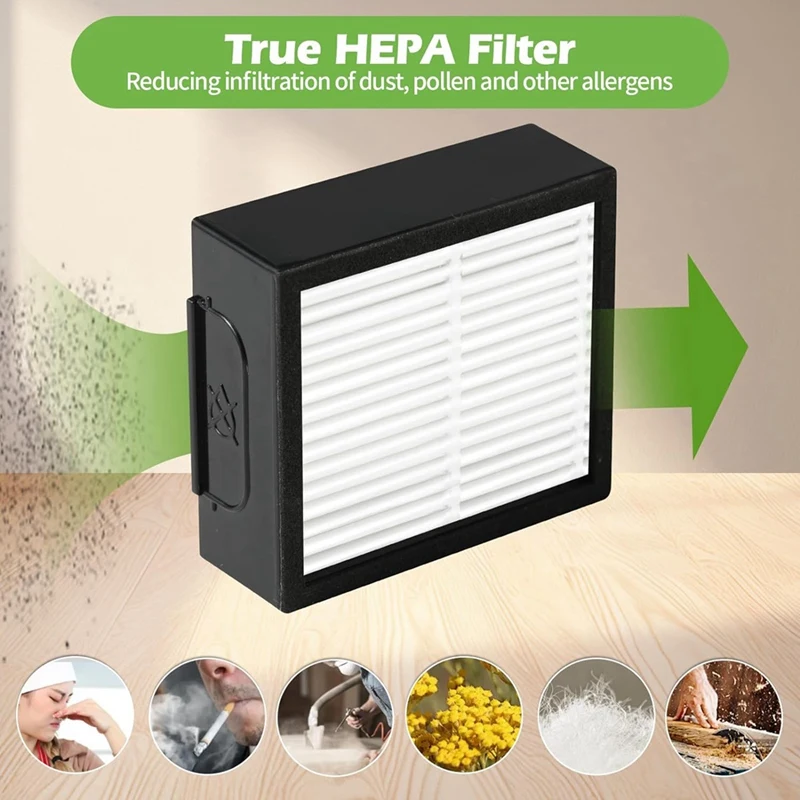 อะไหล่สำหรับ iRobot Roomba J7คำสั่งผสม + J9 + อุปกรณ์เสริมประกอบด้วยแปรงยาง1ชุด, ตัวกรอง, แปรงด้านข้าง