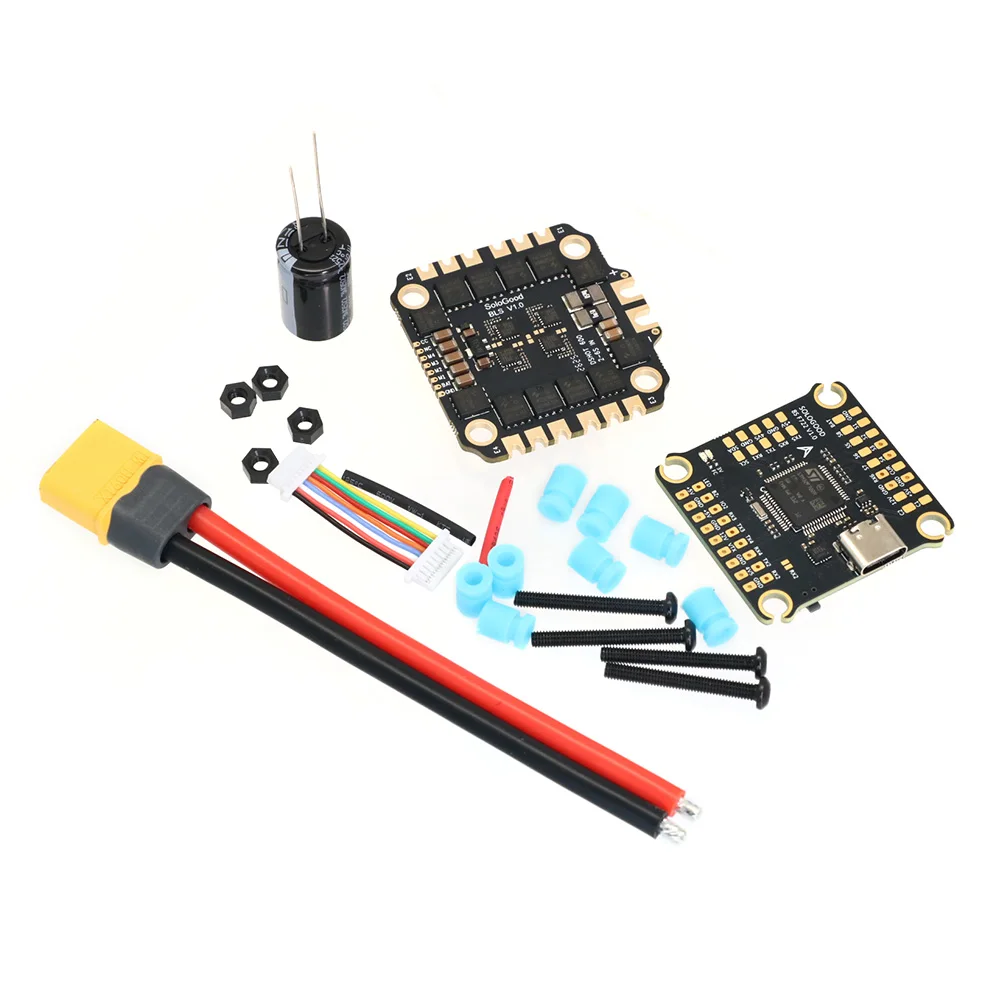 SoloGood 8S F722 フライトコントローラー BLHELI_S 8S 60A 4in1 ESC 30.5X30.5mm 3-8S FPV フリースタイルドローン部品用