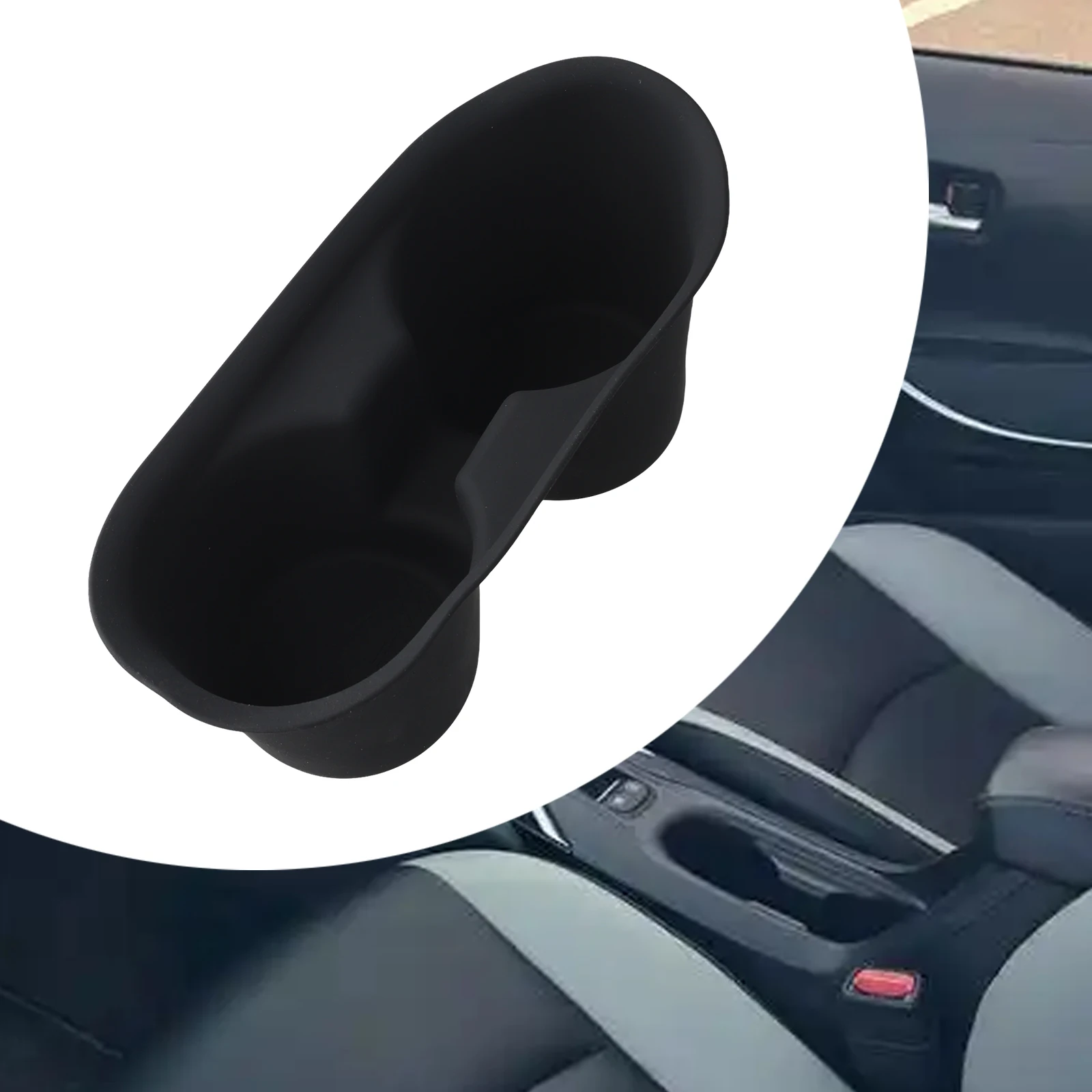 

Travel Convenience Silicone Car Cup Holder Snug Fit Design Clutter-free Organization Minimizes Noise Easy To Clean Material