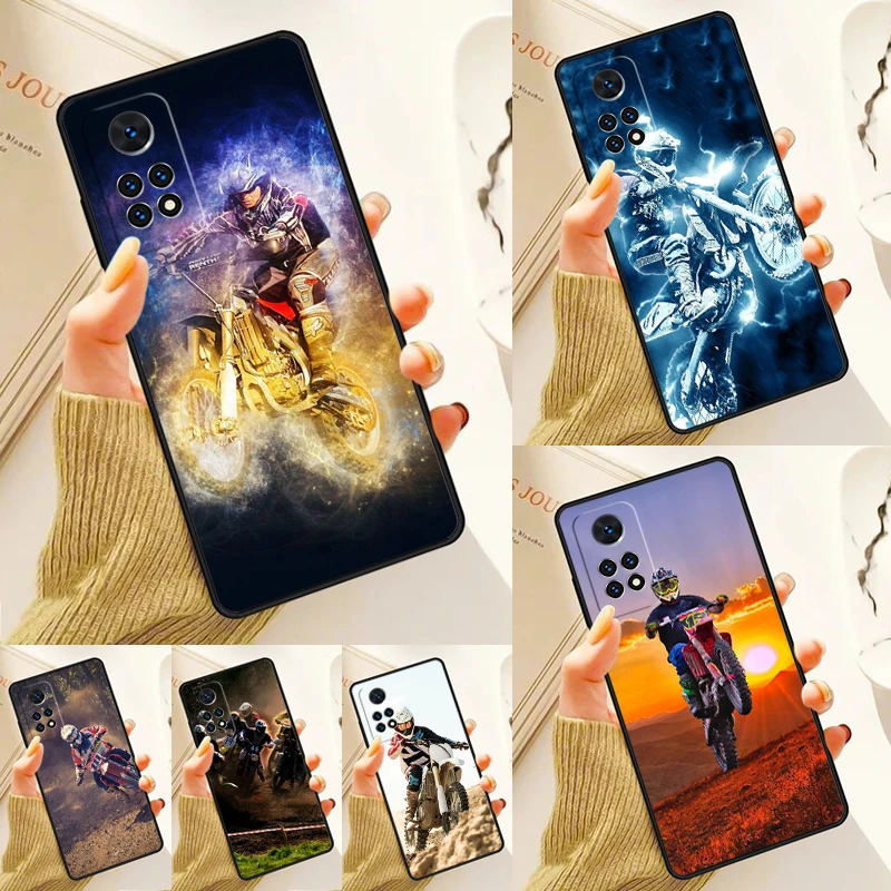 Motocross Dirt Bike MX Racing Case para Samsung, Galaxy S24 Além disso, S23, S20, S21FE Lite, S22 Ultra, Nota 20, S8, S9, S10 Coque Telefone