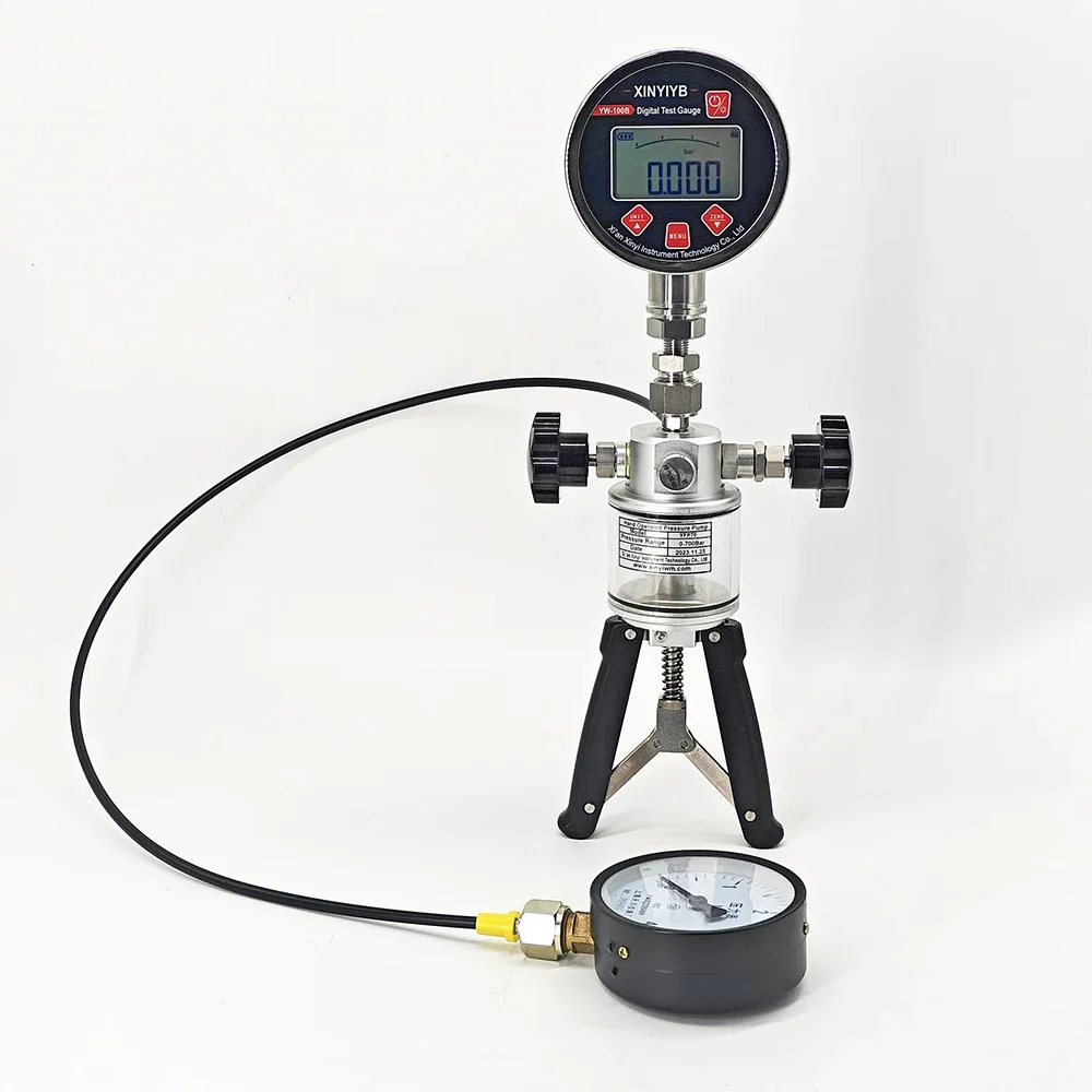 

70 Mpa Portable Stainless Steel Oil Pressure Calibration Pump High Pressure Pressure Source