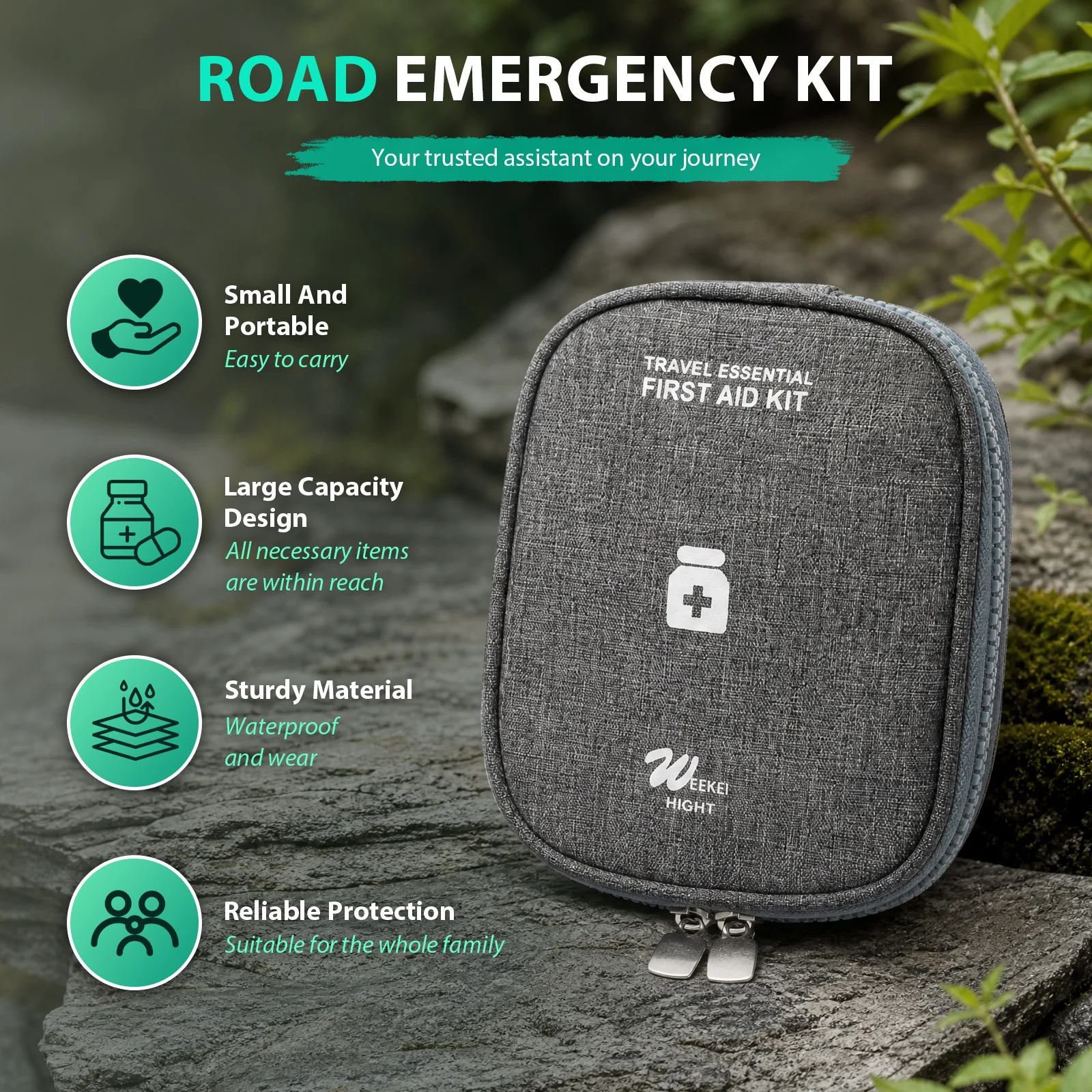 Mini Portable Medicine Bag Travel First Aid Kit Survival Kit Medicine Box Outdoor Emergency Camping Survival Essential