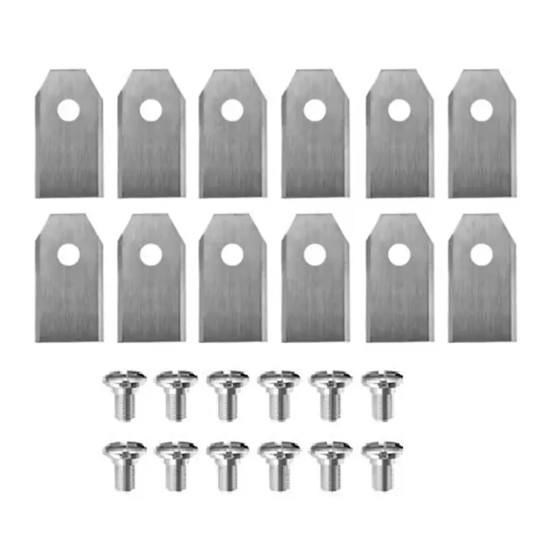 AUAU-12 PCS Blades With Screws For Segway Navimow I105N/I108N/I110N/ H500N/H800N/H1500N/H3000N Lawn Mower