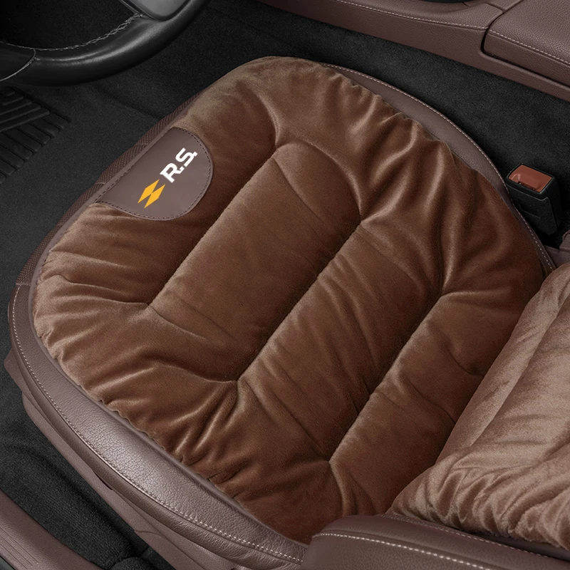 Universal Plush Car Front Seat Cover Cushion Auto Soft Pad For Renault Megane Clio Kadjar Captur Sandero Duster Koleo