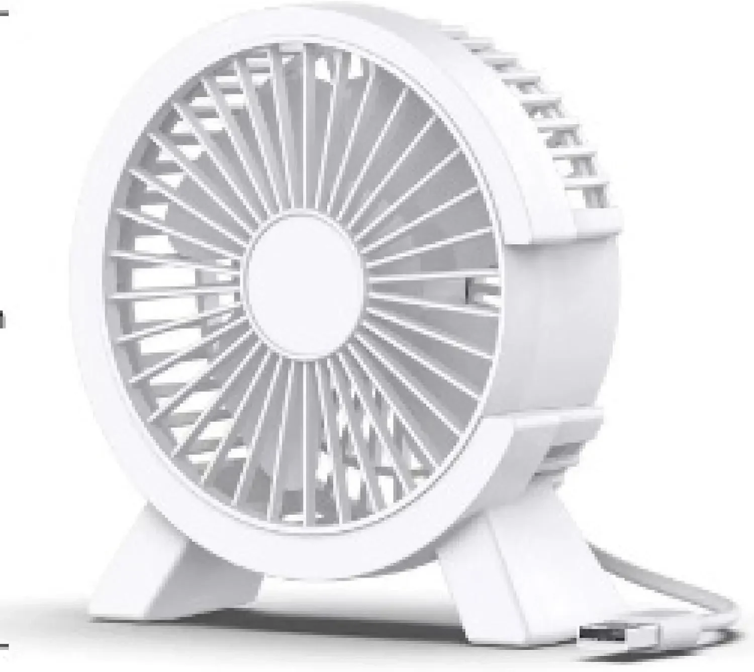 Office desktop small fan, low noise battery life, desktop small dormitory bed, large air volume plug-in fan