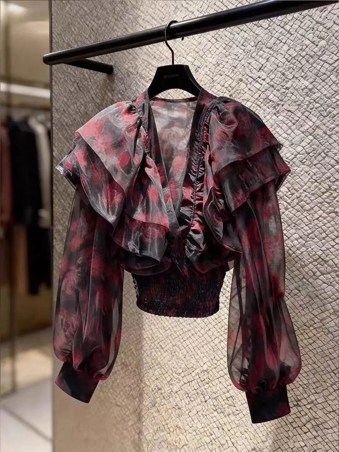 

Уникальный шикарный повседневный женский топ элегантного дизайна, весенне-летний новый стиль, корейская версия, рубашка прямого кроя с длинными рукавами