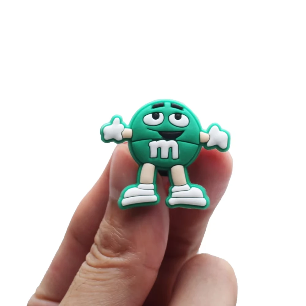 Cute Cartoon PVC Shoe Charms - 8 Styles Colorful Candy Character Clog Pins, Decorative Shoe Accessories for Boys Girls