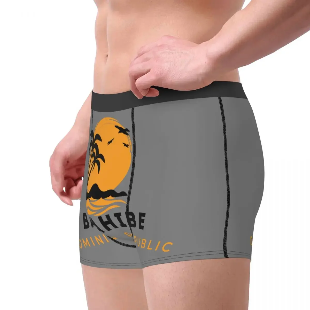 Benutzer definierte coole bayahibe domincan Republik Boxer Shorts Höschen männliche Unterhosen Stretch Slips Unterwäsche