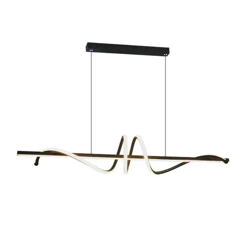 Moderne LED-hanglamp Scandinavische restaurantplafondlamp voor woonkamer, eetkamer, kantoor, bar, binnenverlichting, decoratieve verlichtingsarmatuur - afbeelding 2